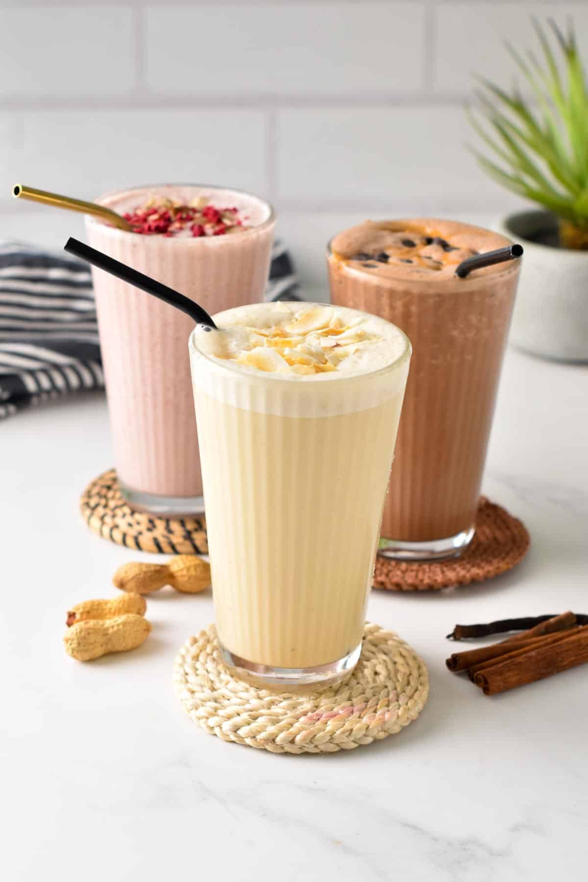 Protein Shake Recipes 3 Ways 27g Proteins The Conscious Plant Kitchen