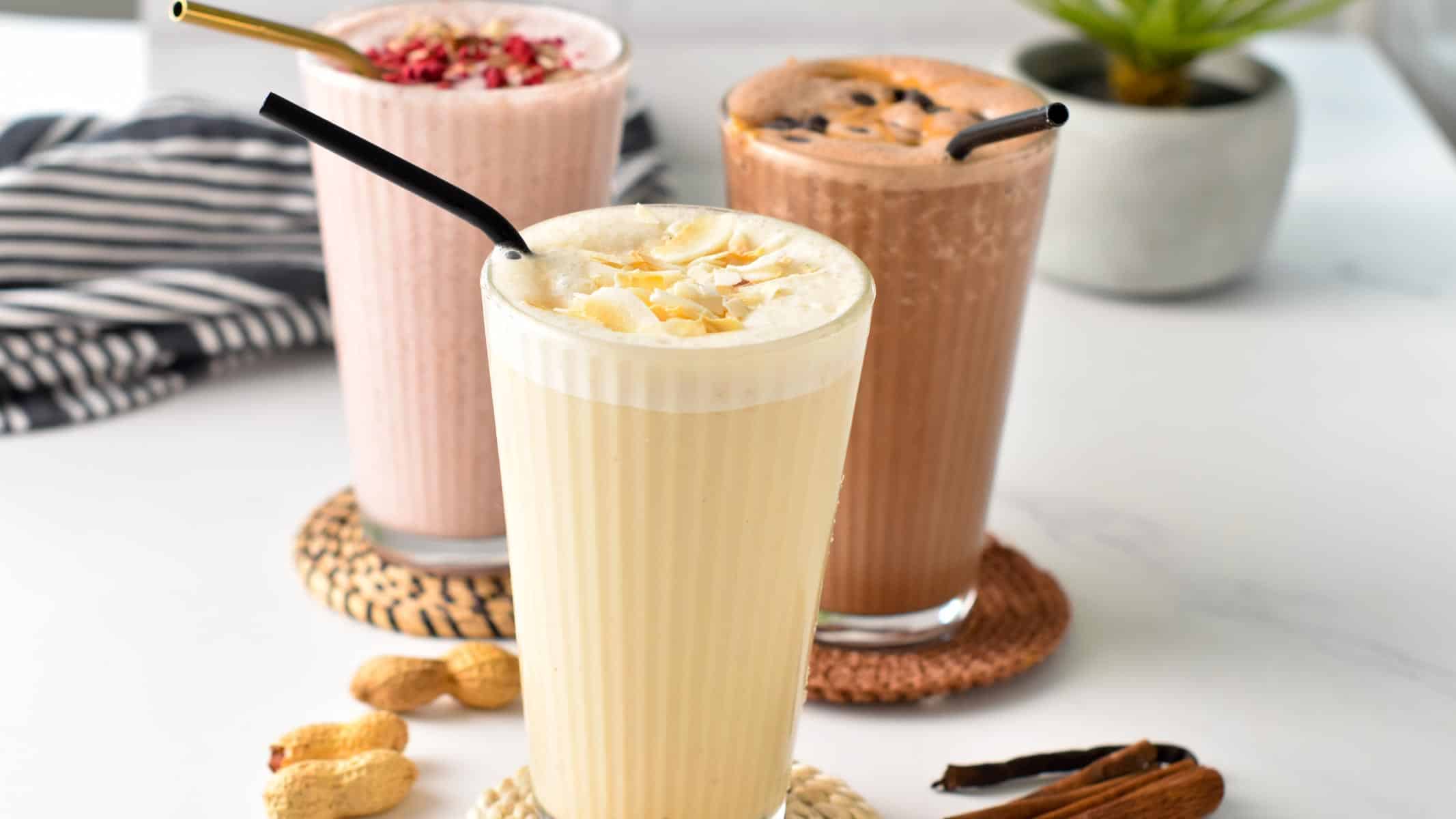 Protein Shake Recipes (3 Ways, 27g Proteins) - The Conscious Plant