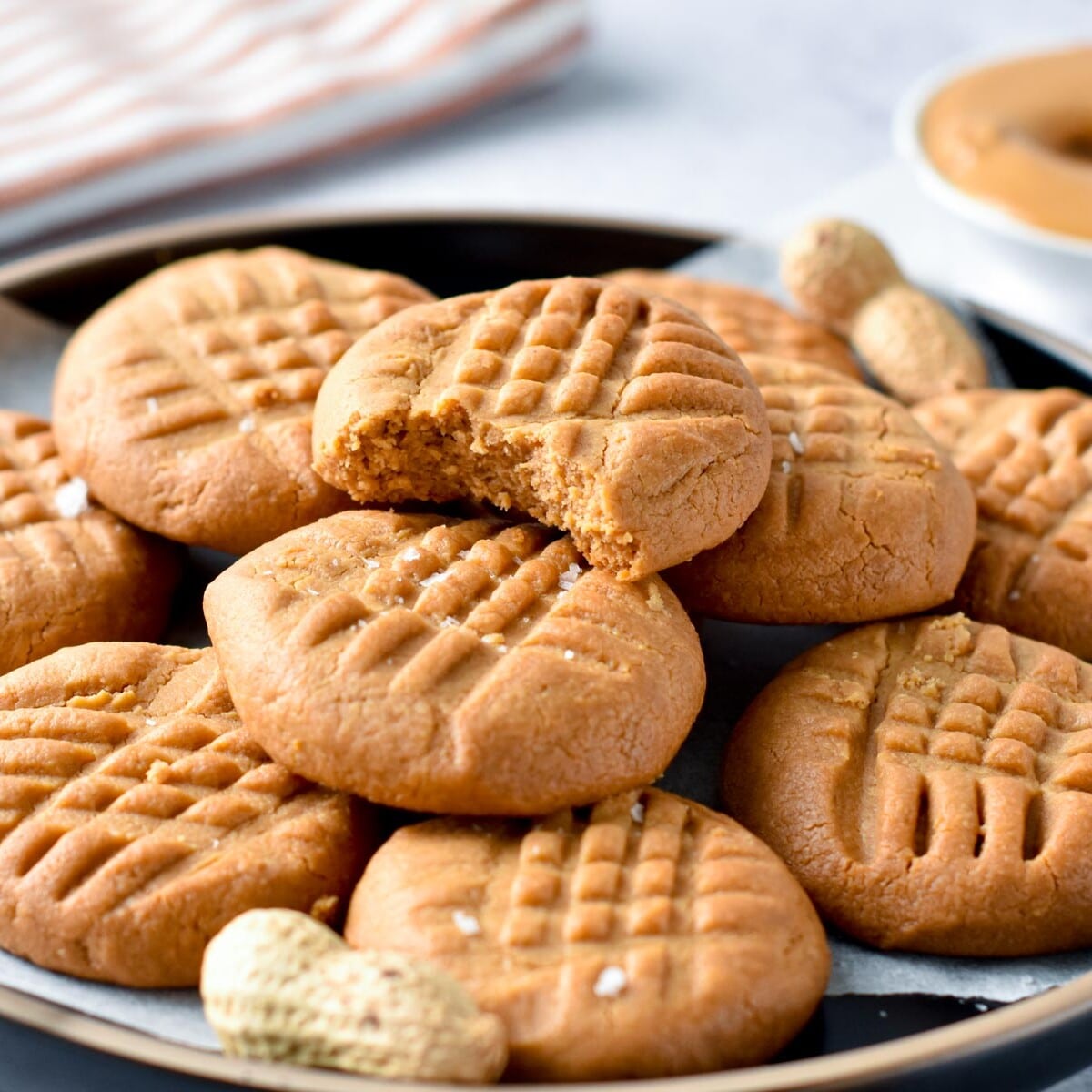 2 Ingredient Peanut Butter Cookies The Conscious Plant Kitchen