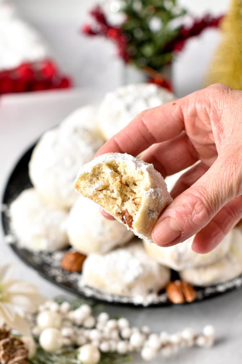 Pecan Snowball Cookies The Conscious Plant Kitchen 1606