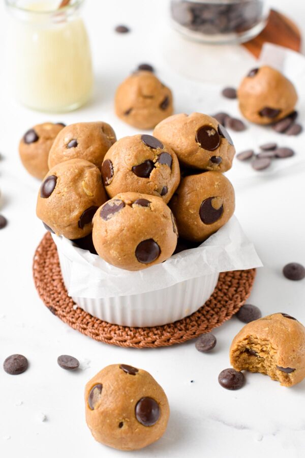 Cookie Dough Protein Balls - The Conscious Plant Kitchen