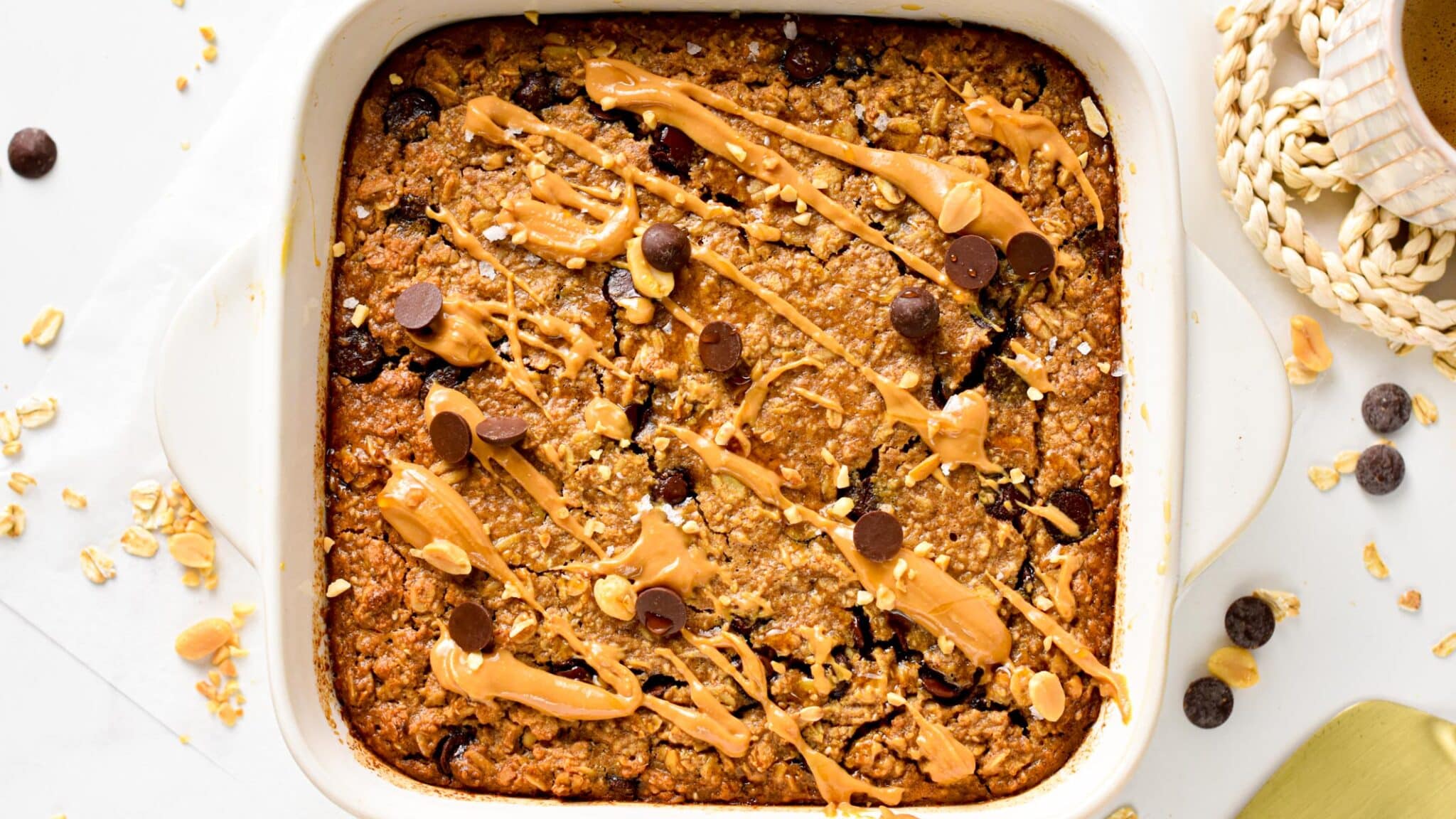 Peanut Butter Baked Oatmeal The Conscious Plant Kitchen