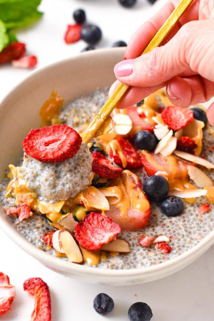 Warm Chia Pudding - The Conscious Plant Kitchen