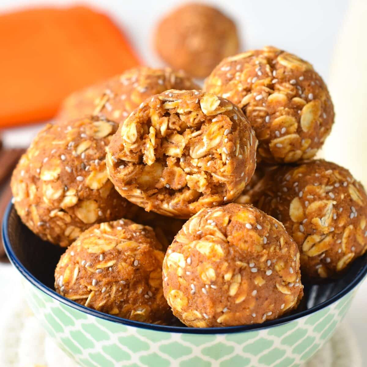 Peanut Butter Oatmeal Balls (3-Ingredient) - The Conscious Plant Kitchen