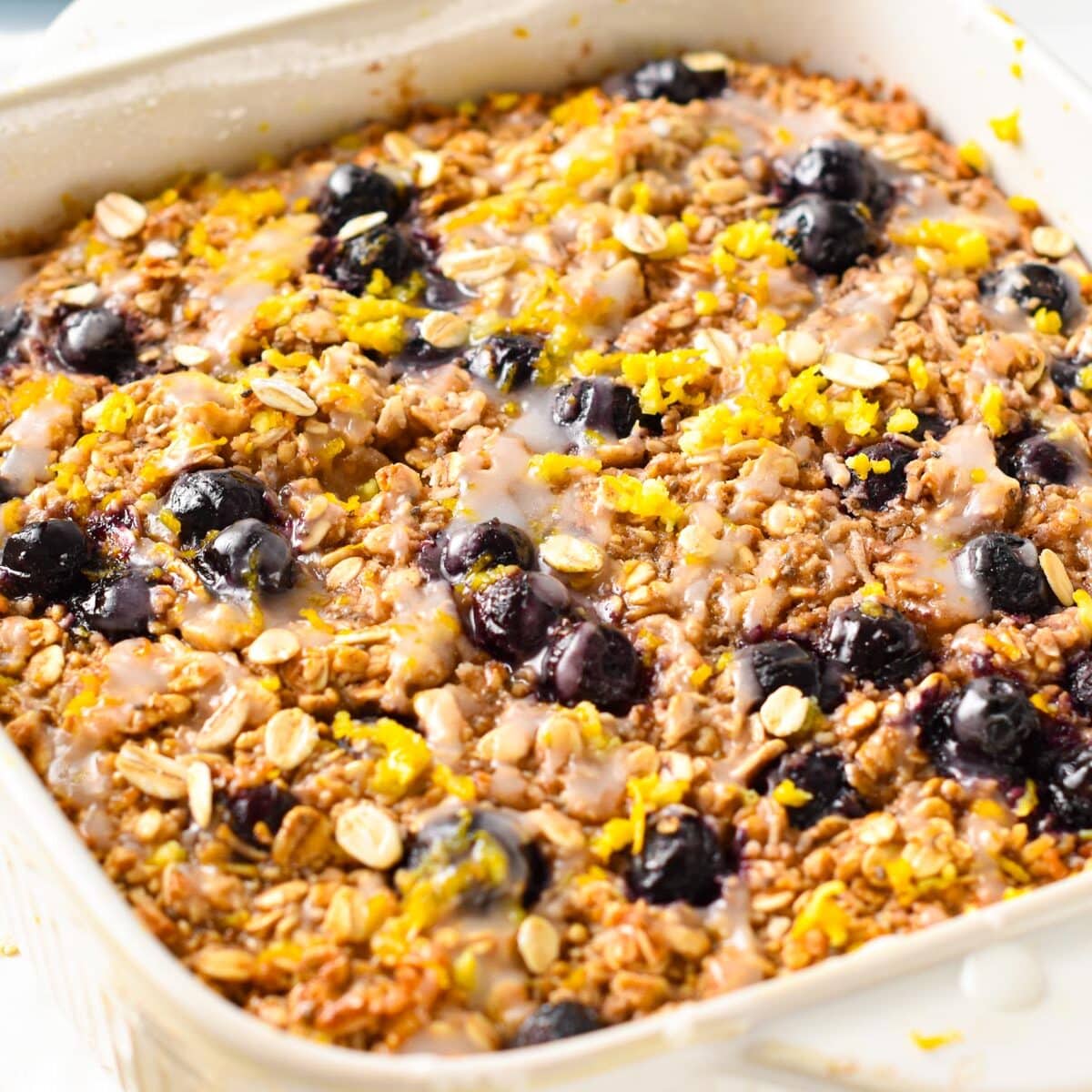 Baked Banana Blueberry Oatmeal (1 Pan, 10-Minute Prep) - The Conscious ...