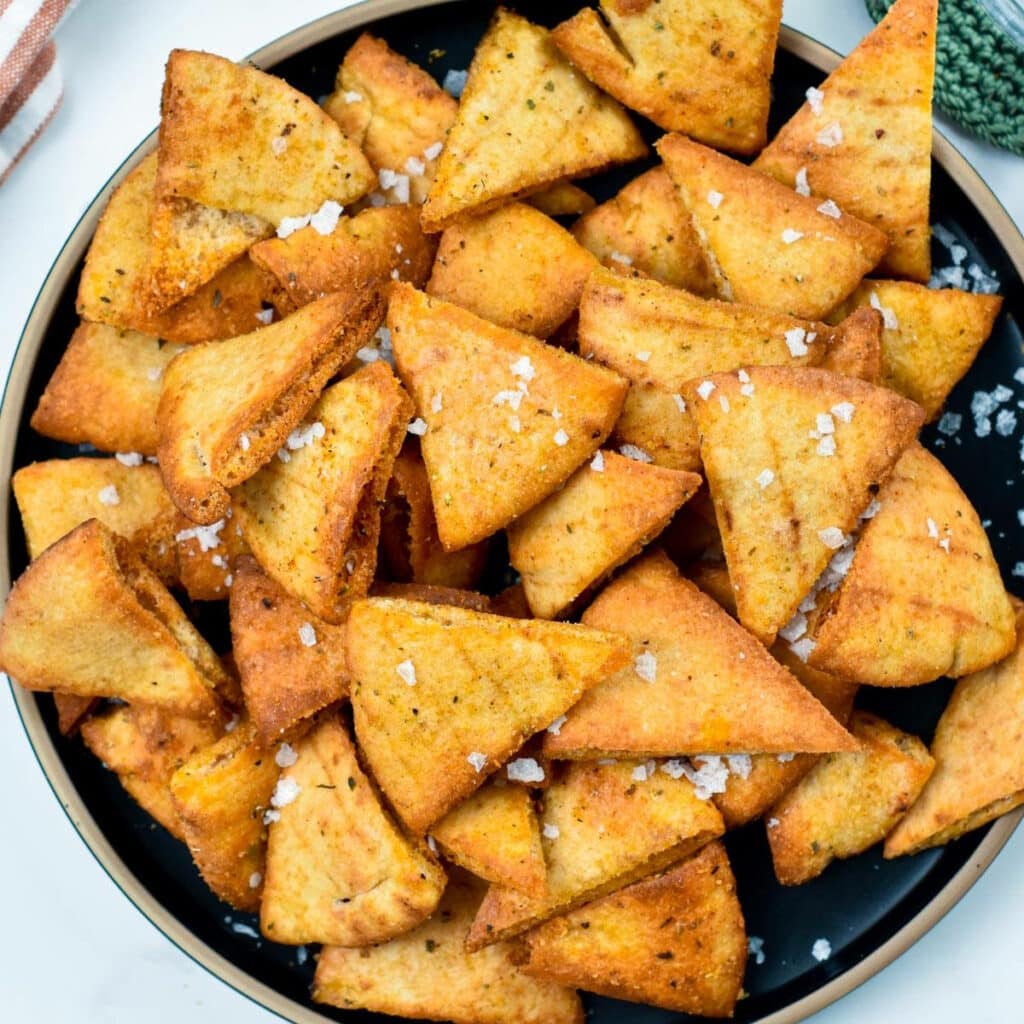 Baked Pita Chips - The Conscious Plant Kitchen