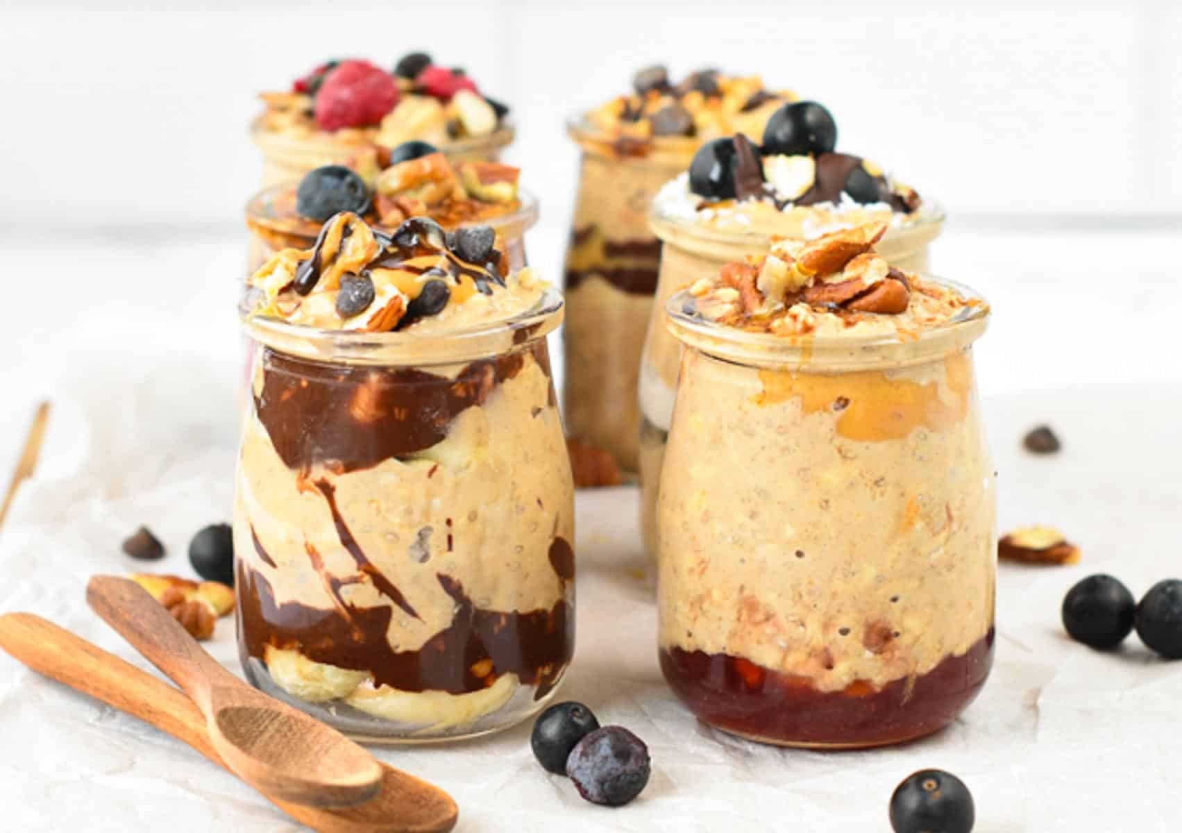 High Protein Overnight Oats - No Protein Powder Required