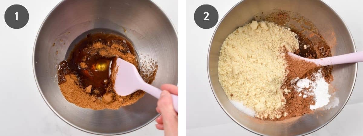 Step-by-step instructions on making Almond Flour Chocolate Cookie Dough