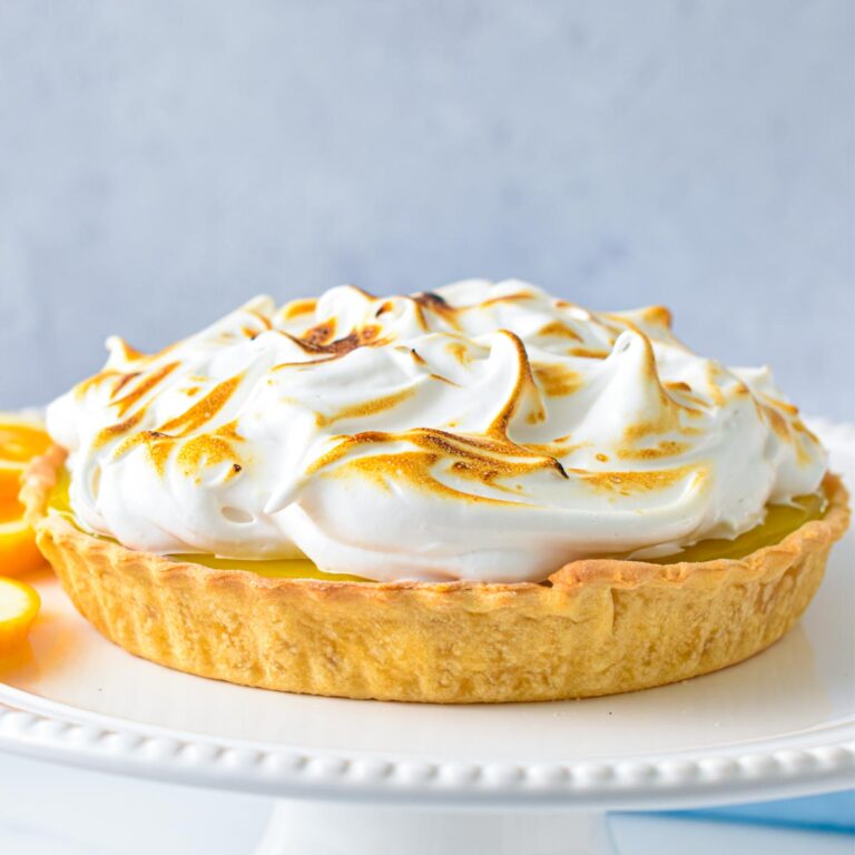 Vegan Lemon Meringue Pie - The Conscious Plant Kitchen