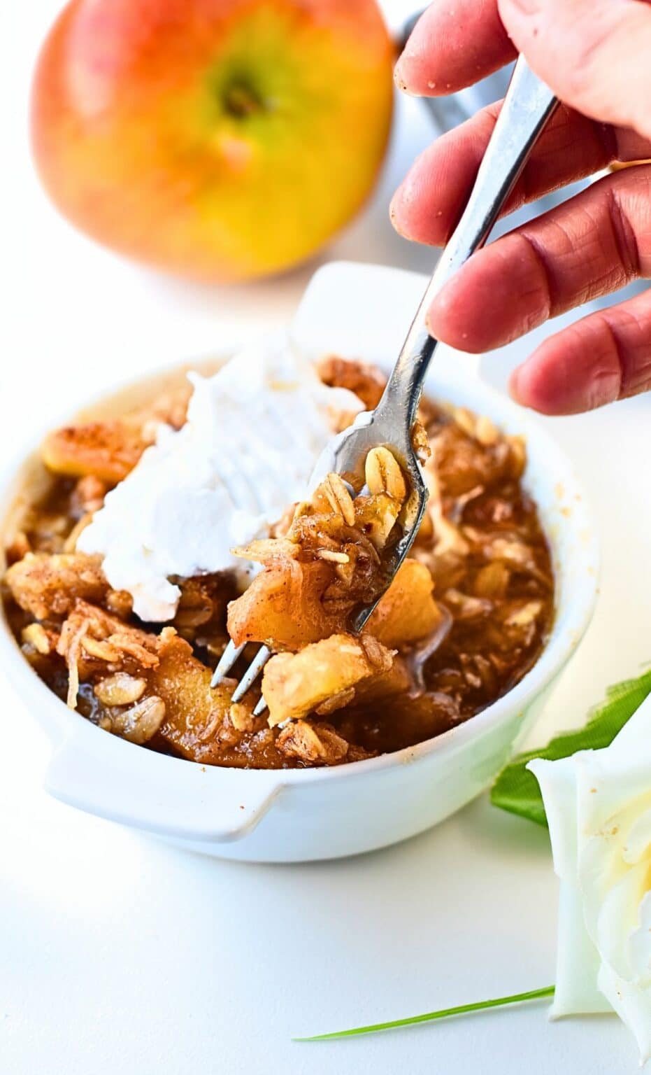 Vegan Gluten-Free Apple Crisp - The Conscious Plant Kitchen