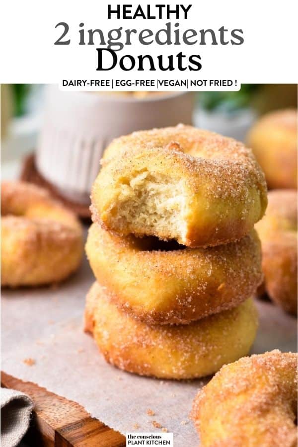 2-Ingredient Donuts - The Conscious Plant Kitchen