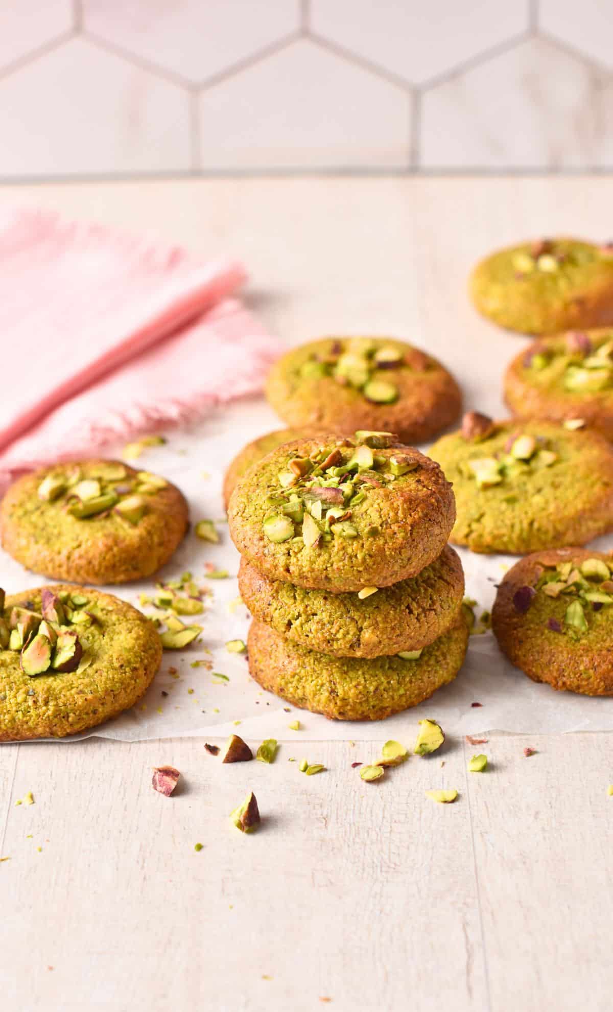 Vegan Pistachio Cookies