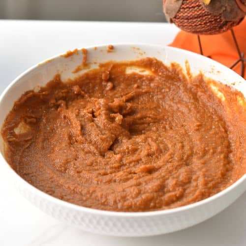 5-Ingredient Pumpkin Bread batter in a bowl.