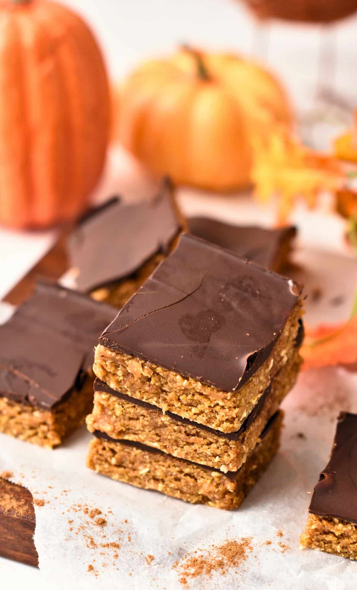 No-Bake Pumpkin Bars