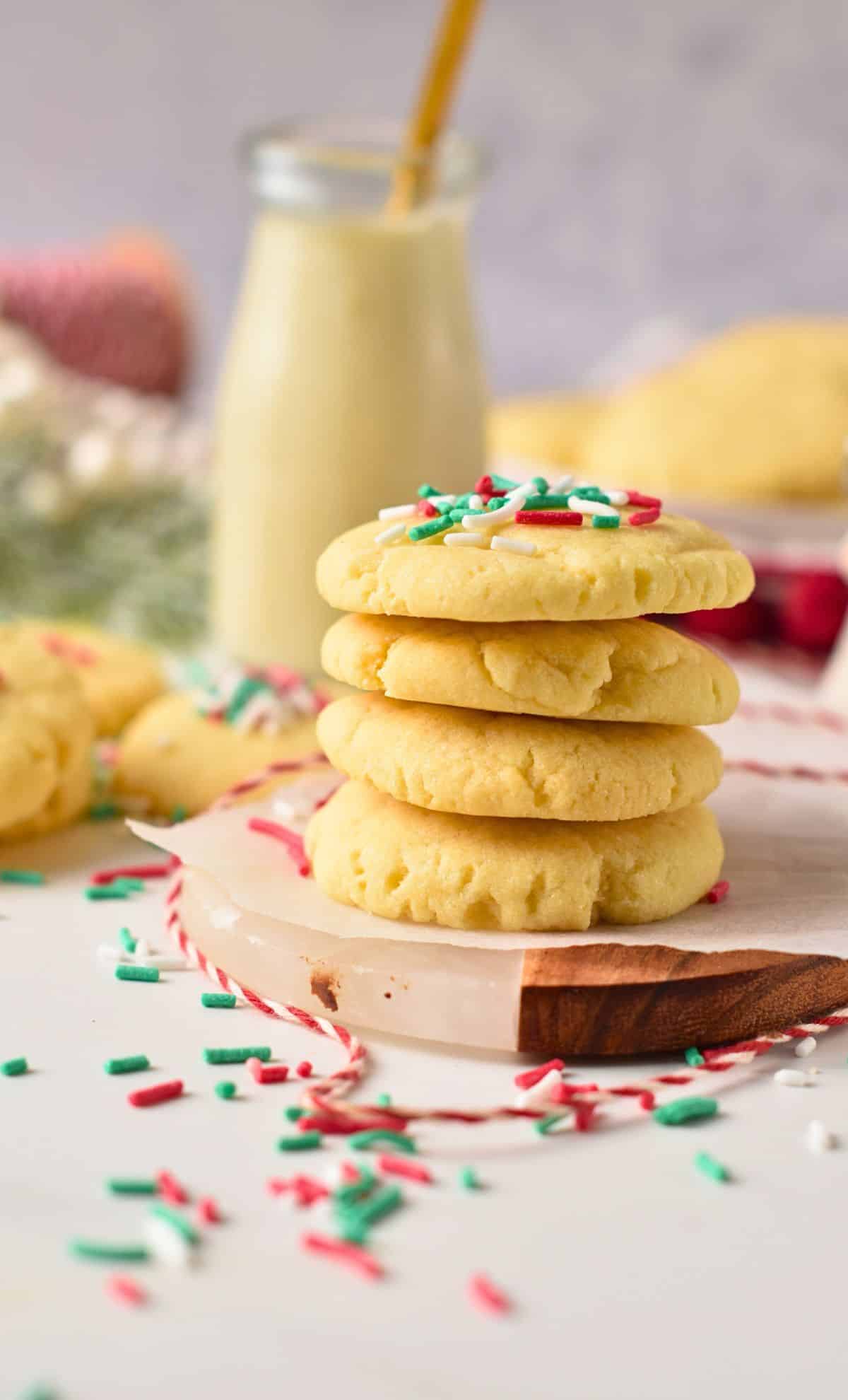 3-Ingredient Sugar Cookies