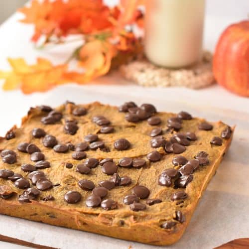 Baked Pumpkin Blondies