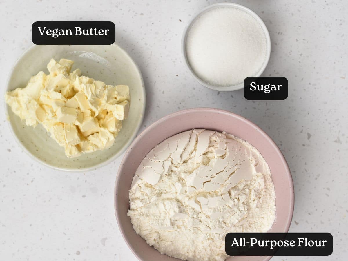 Ingredients for 3-Ingredient Sugar Cookies