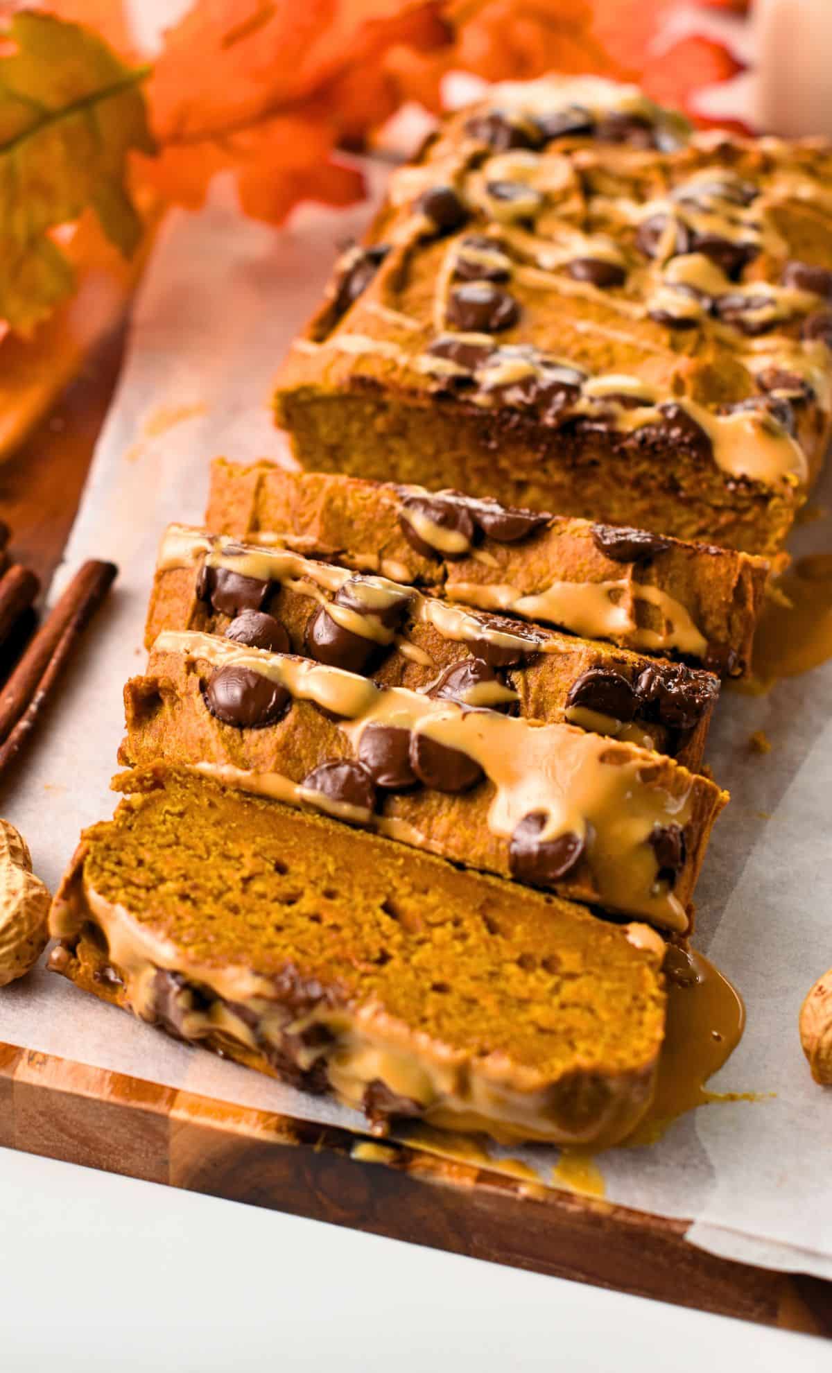 Peanut Butter Pumpkin Bread