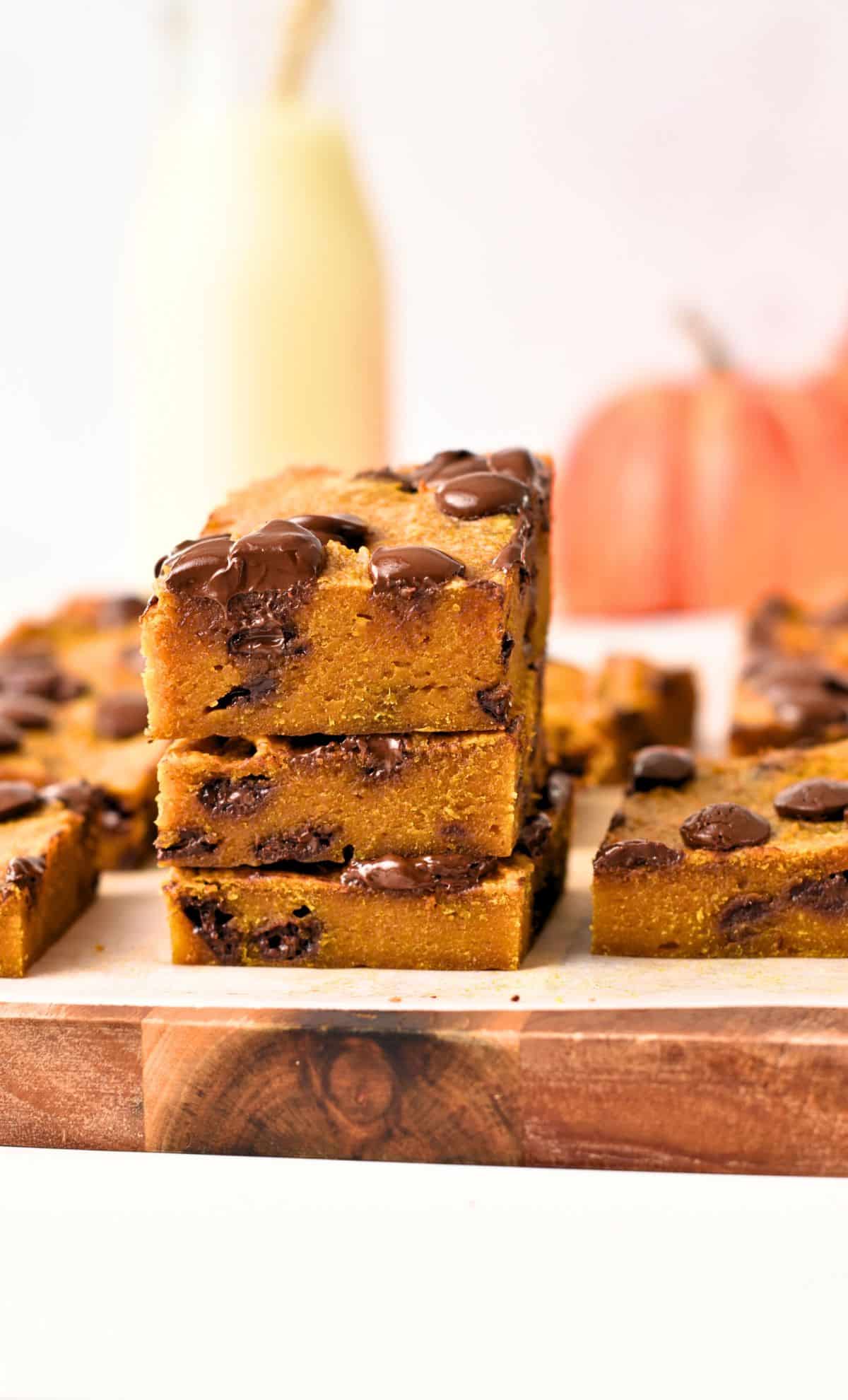 Pumpkin Blondies