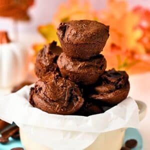 Pumpkin Brownie Bites