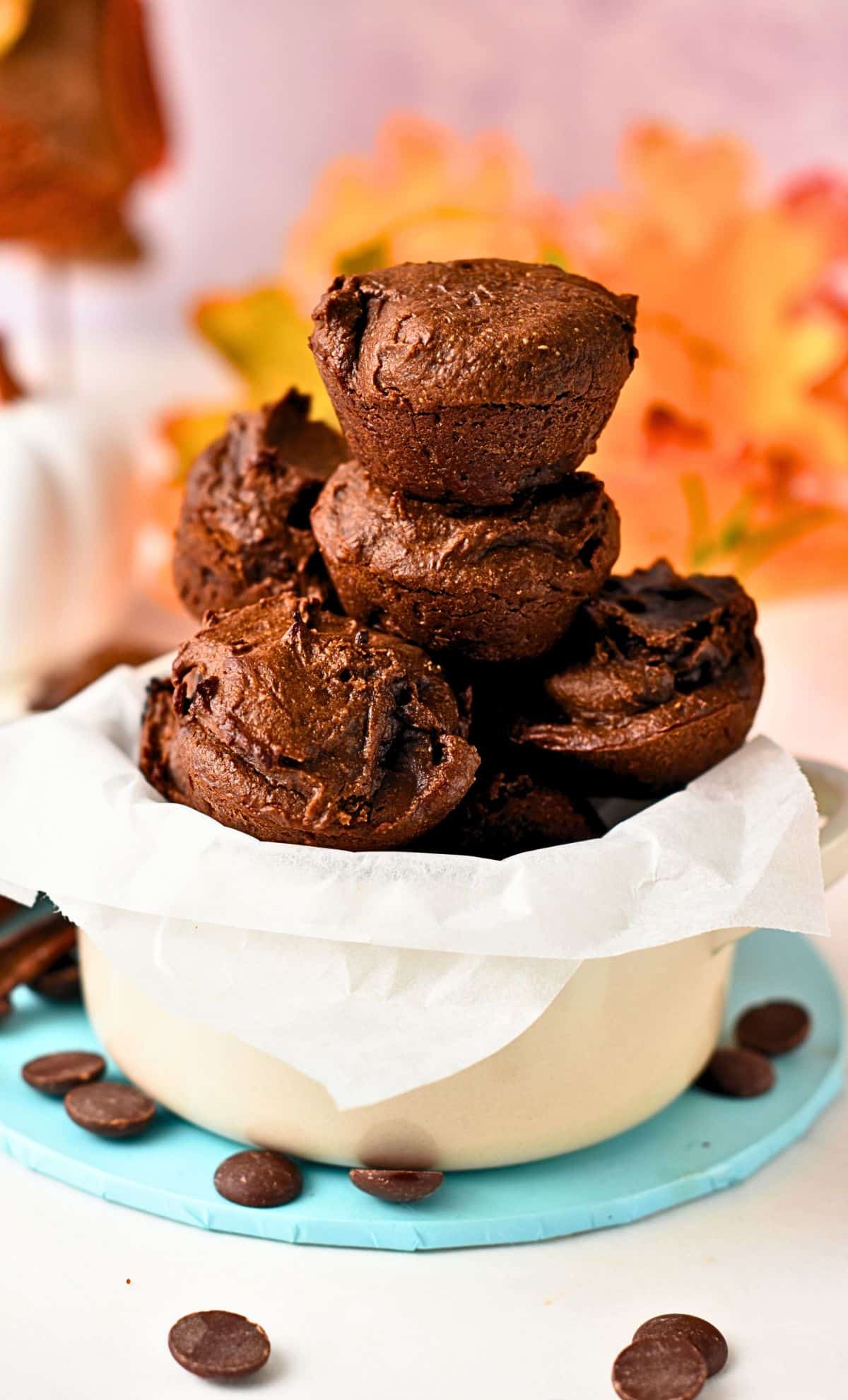 Pumpkin Brownie Bites