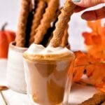 Pumpkin stick cookies