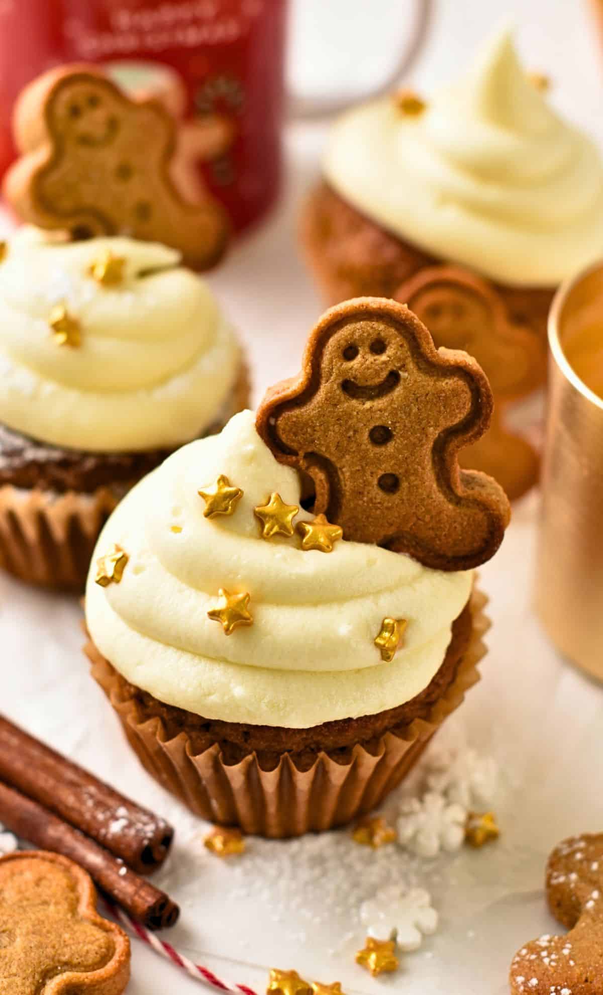 Gingerbread Cupcakes