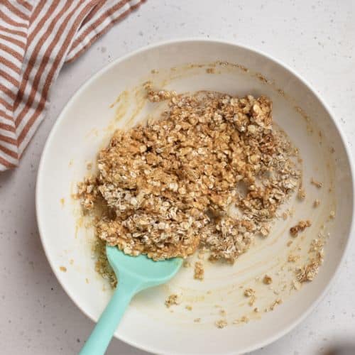 3-Ingredient Oatmeal Cookies batter in a bowl