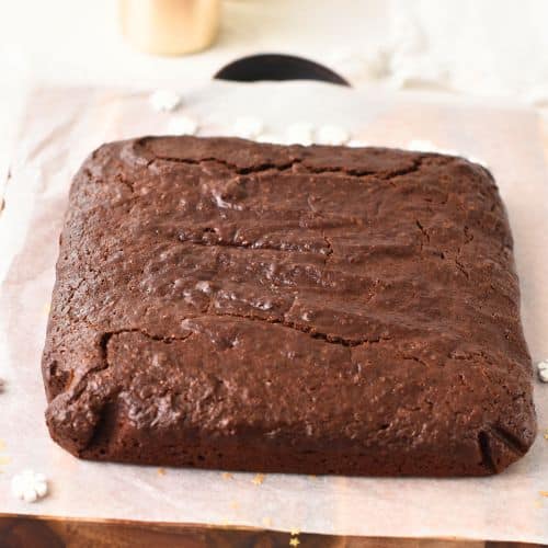 Chocolate Yogurt Cake just out of the oven.