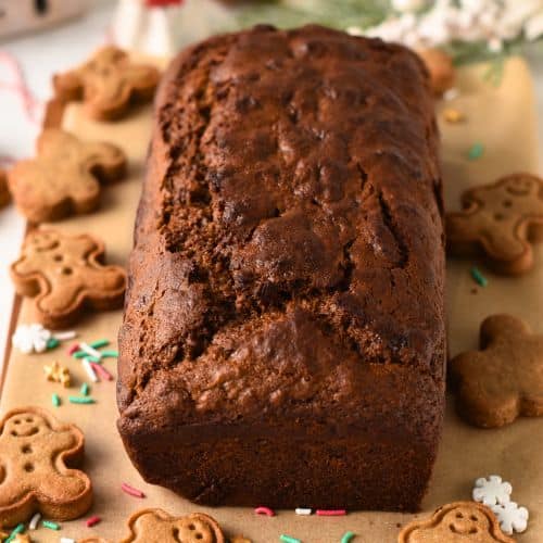 Gingerbread Banana Bread cooling down.