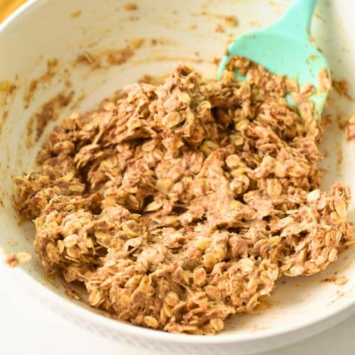 Healthy Breakfast Cookie batter in a bowl.