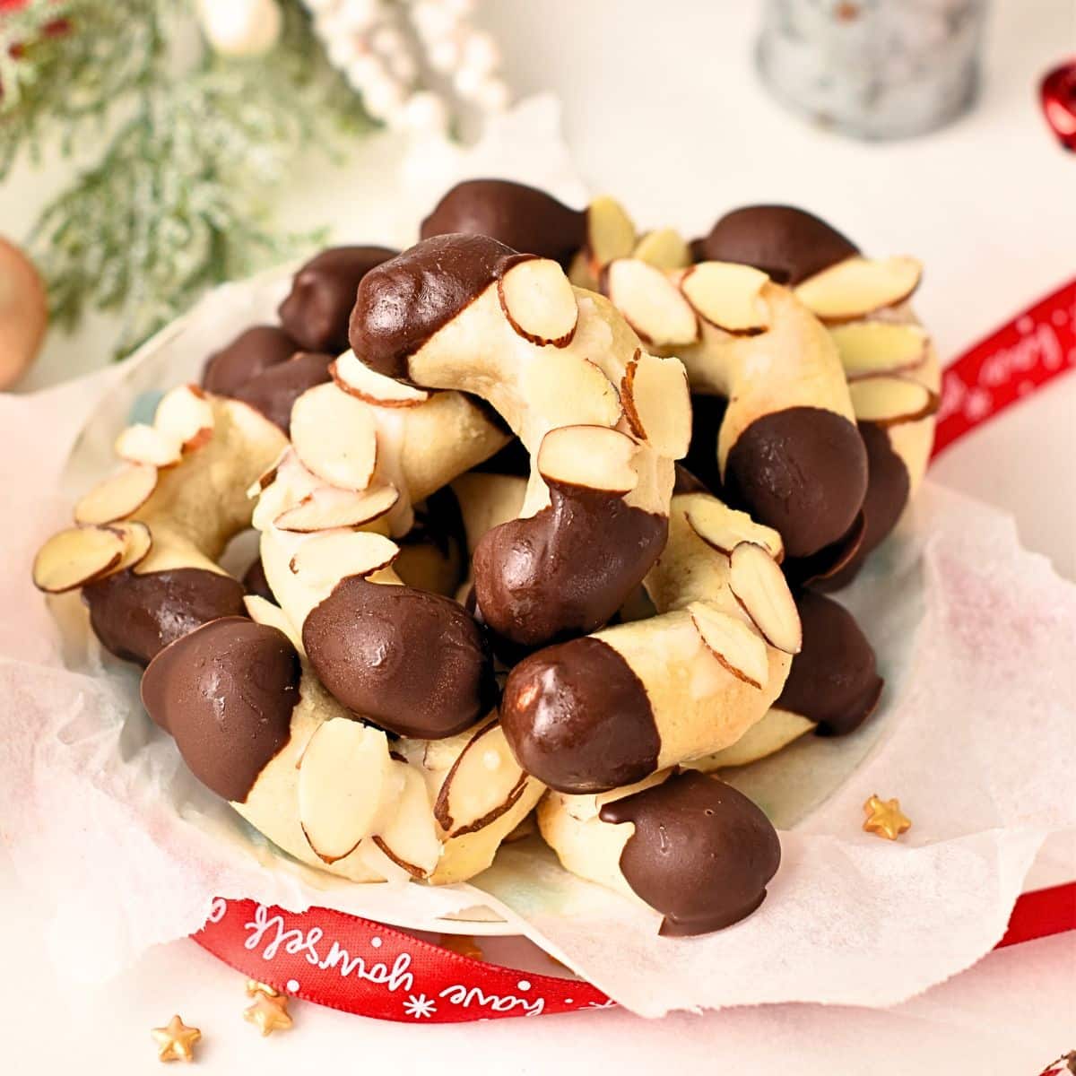 Almond Horns Cookies