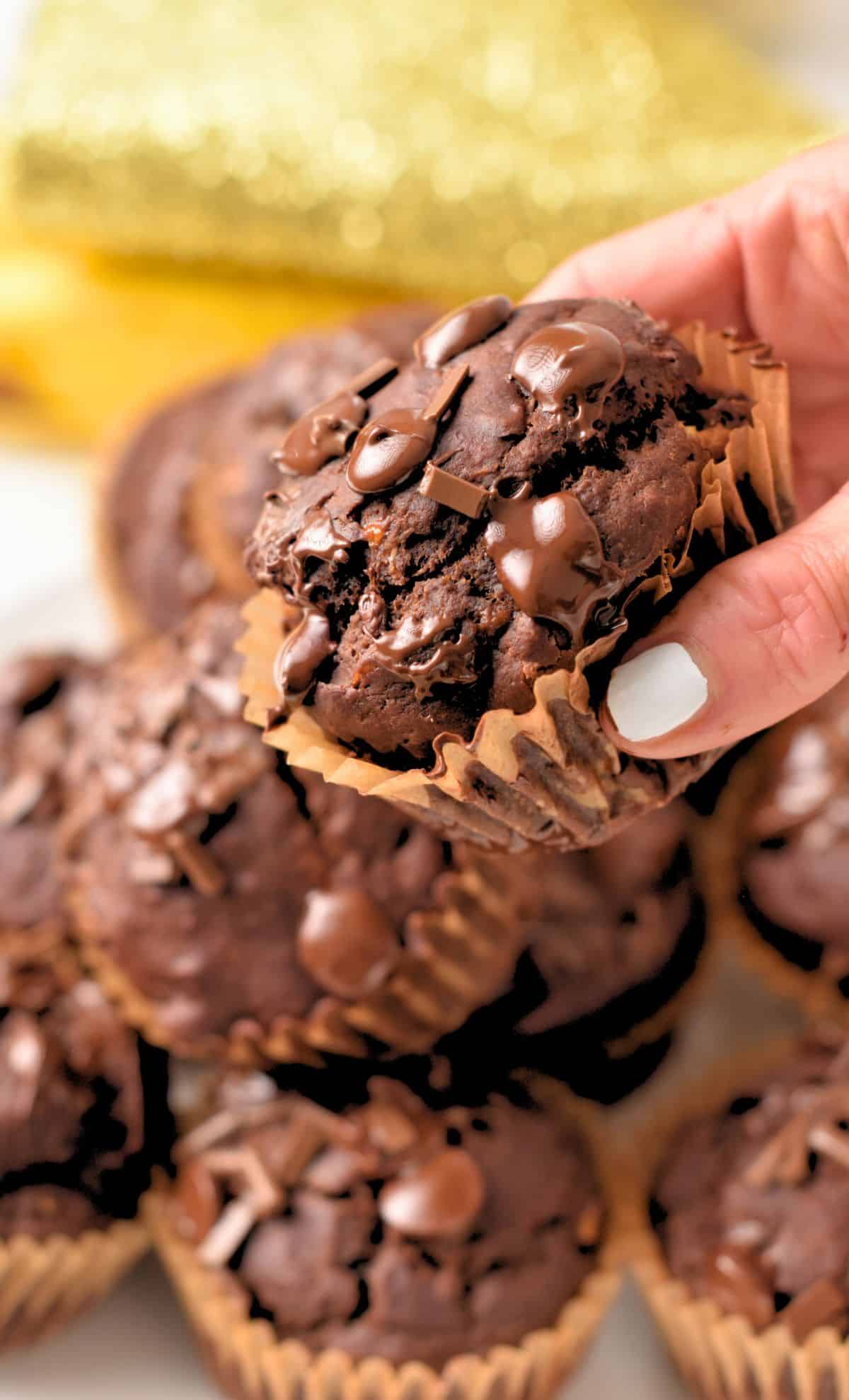 Banana Chocolate Muffins