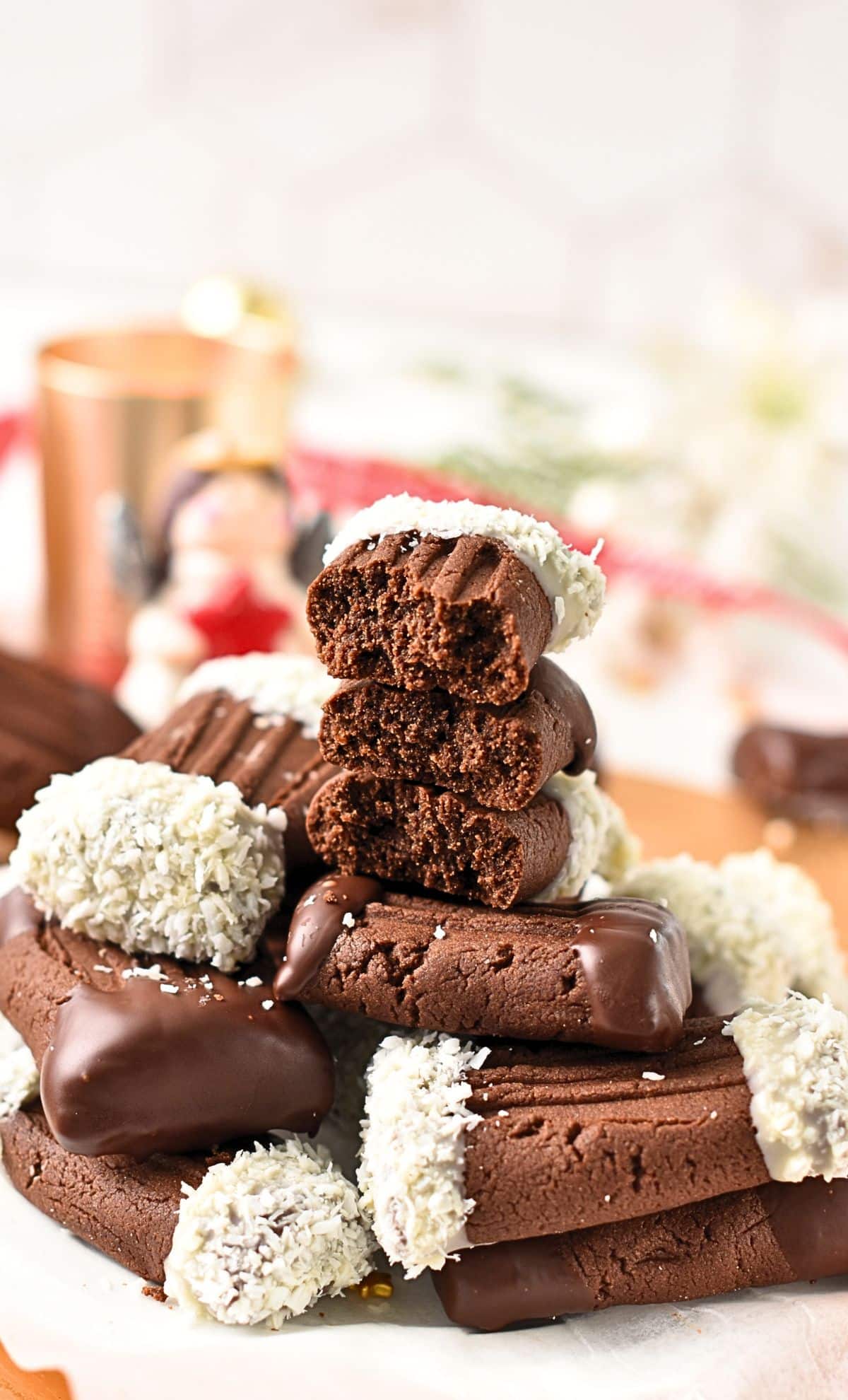 Chocolate Shortbread Cookies