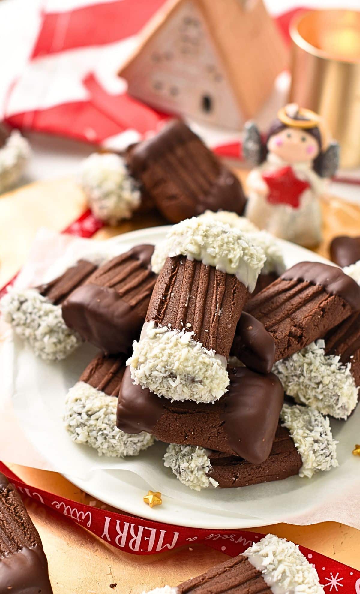 Chocolate Shortbread Cookies