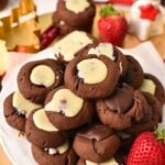 Chocolate Thumbprint Cookies