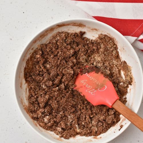 Mixing the Healthy Chocolate Cookies