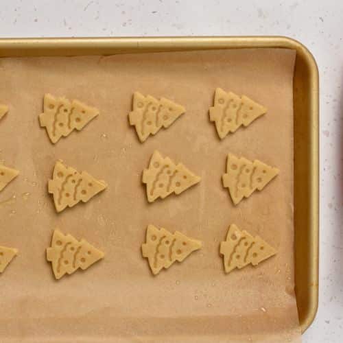 Healthy Christmas Cookies ready to bake.