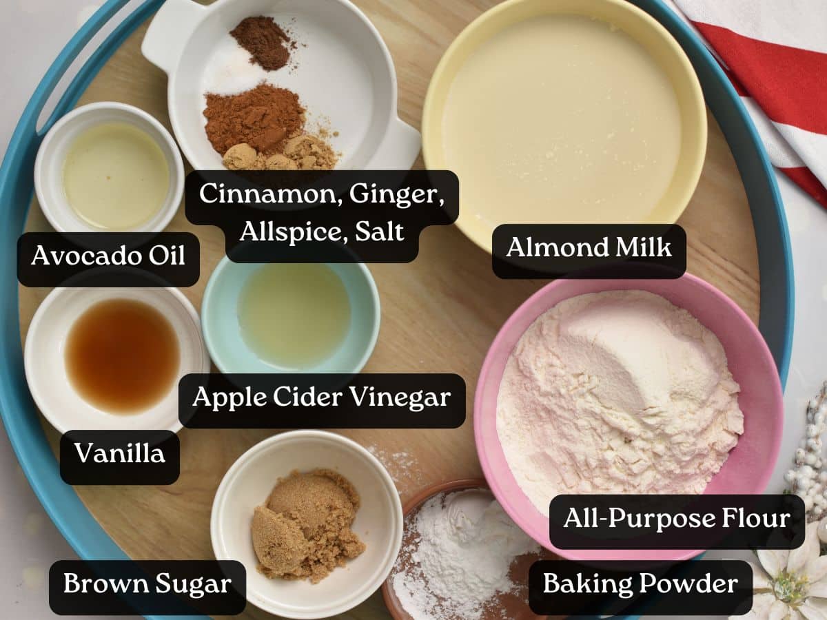 Ingredients for Gingerbread Pancakes