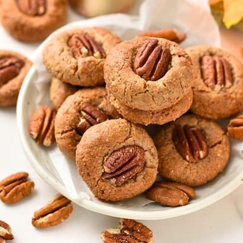 Maple Pecan Cookies (3 Ingredients)