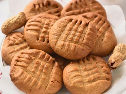 3-Ingredient Peanut Butter Cookies