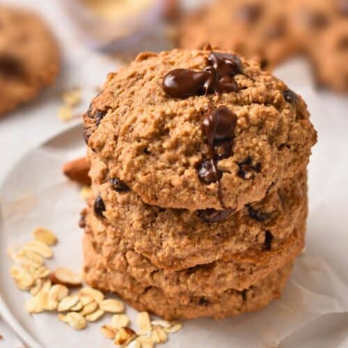 Almond Flour Oatmeal Cookies (No Eggs, No Butter, High-Protein)