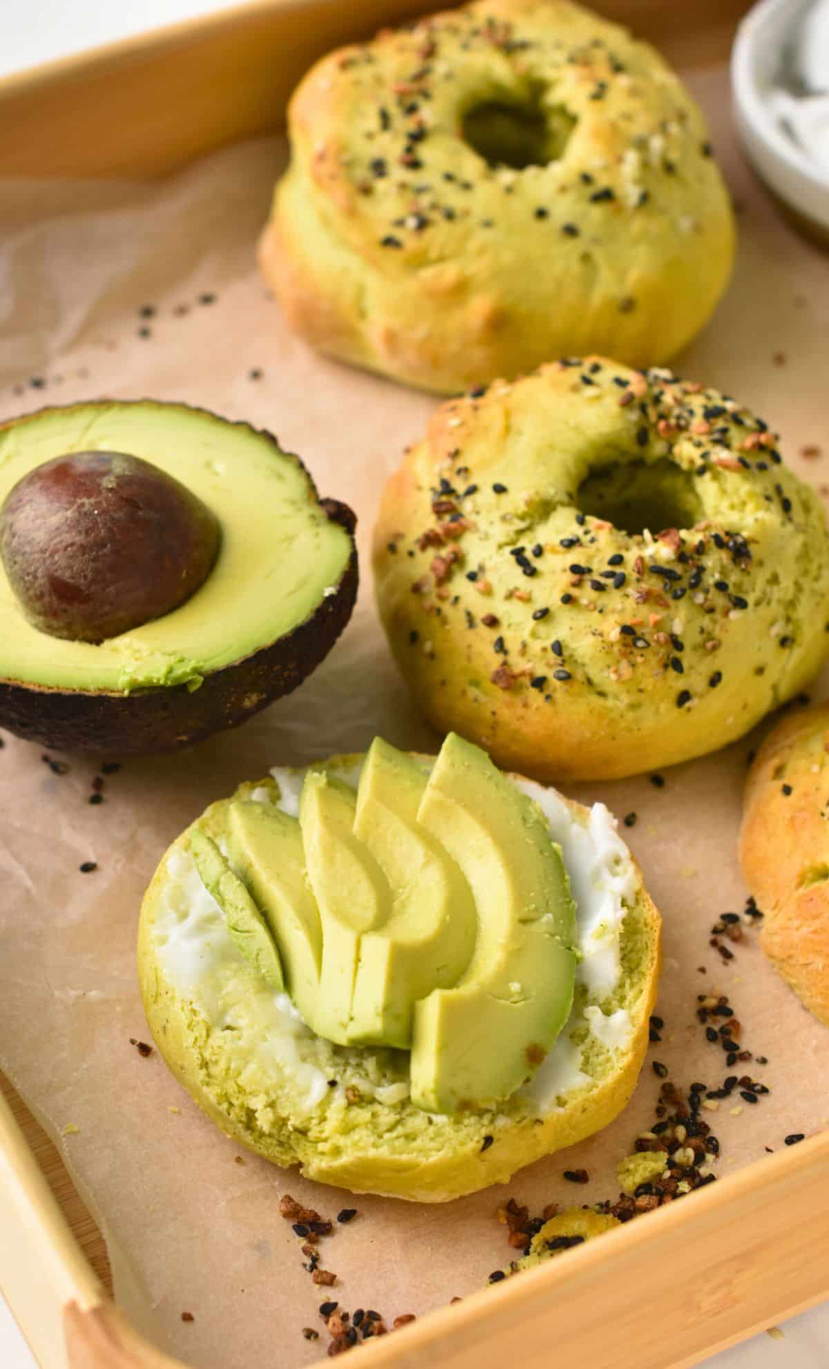 Avocado Bagels