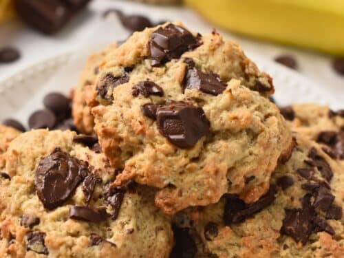 Banana Chocolate Chip Cookies