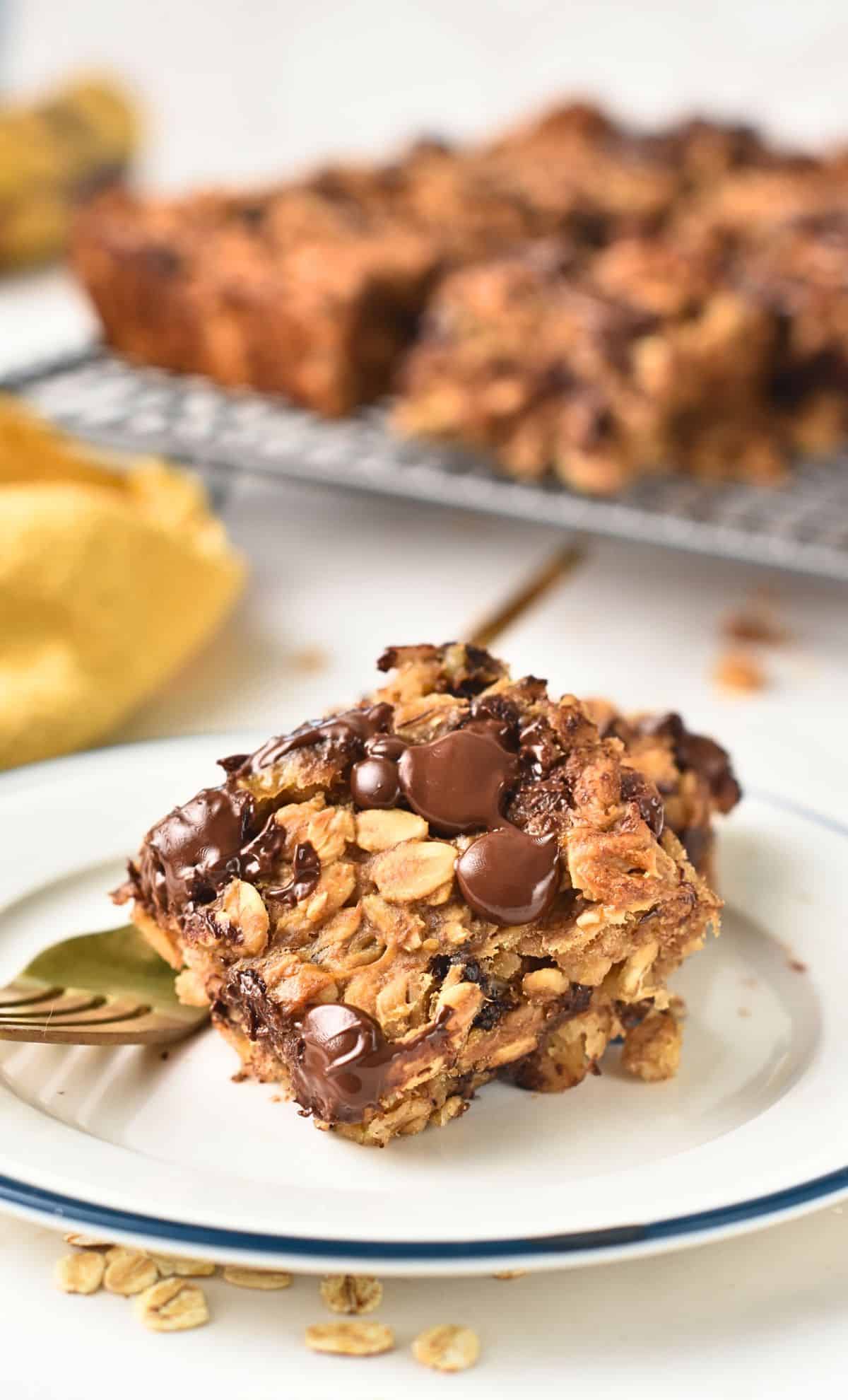 Banana Oat Bars