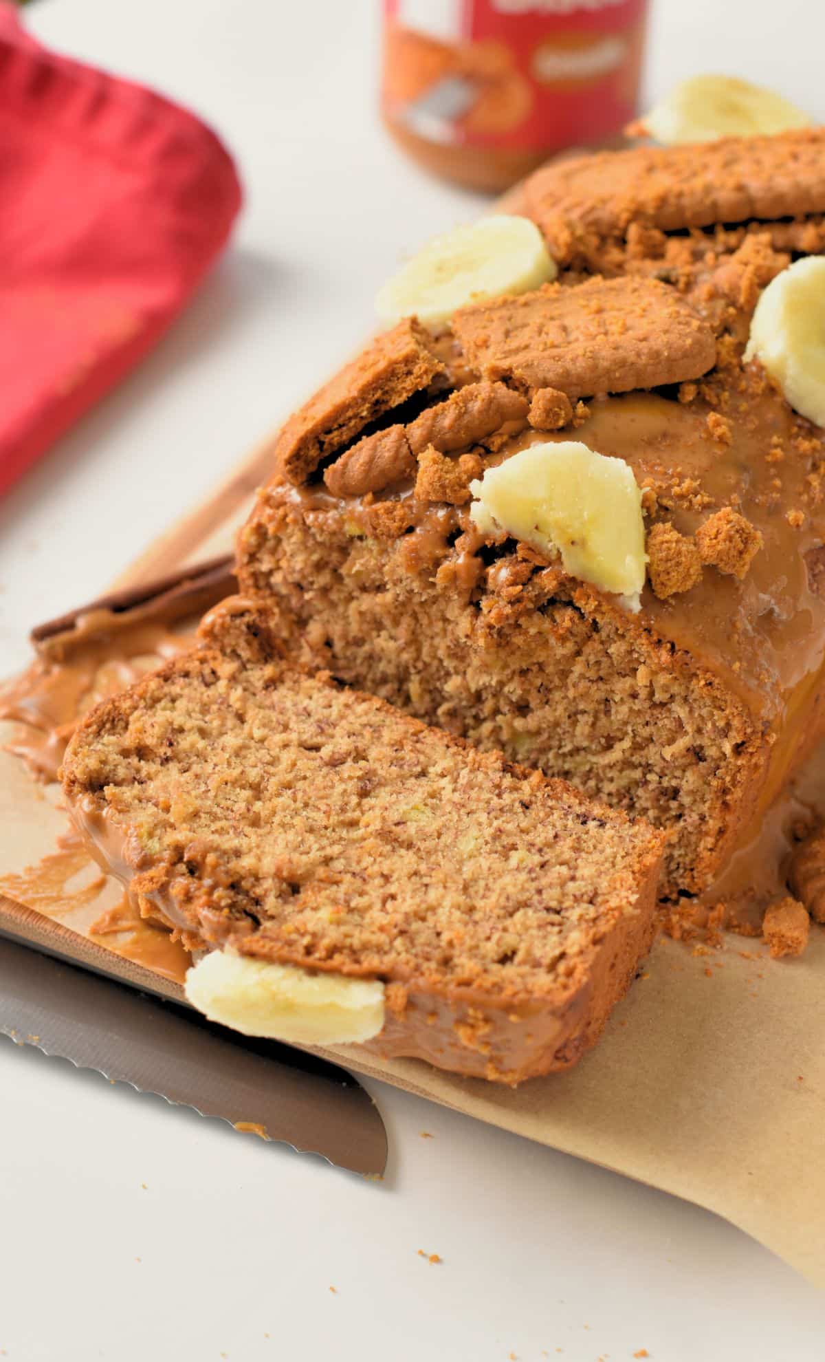 Biscoff Banana Bread