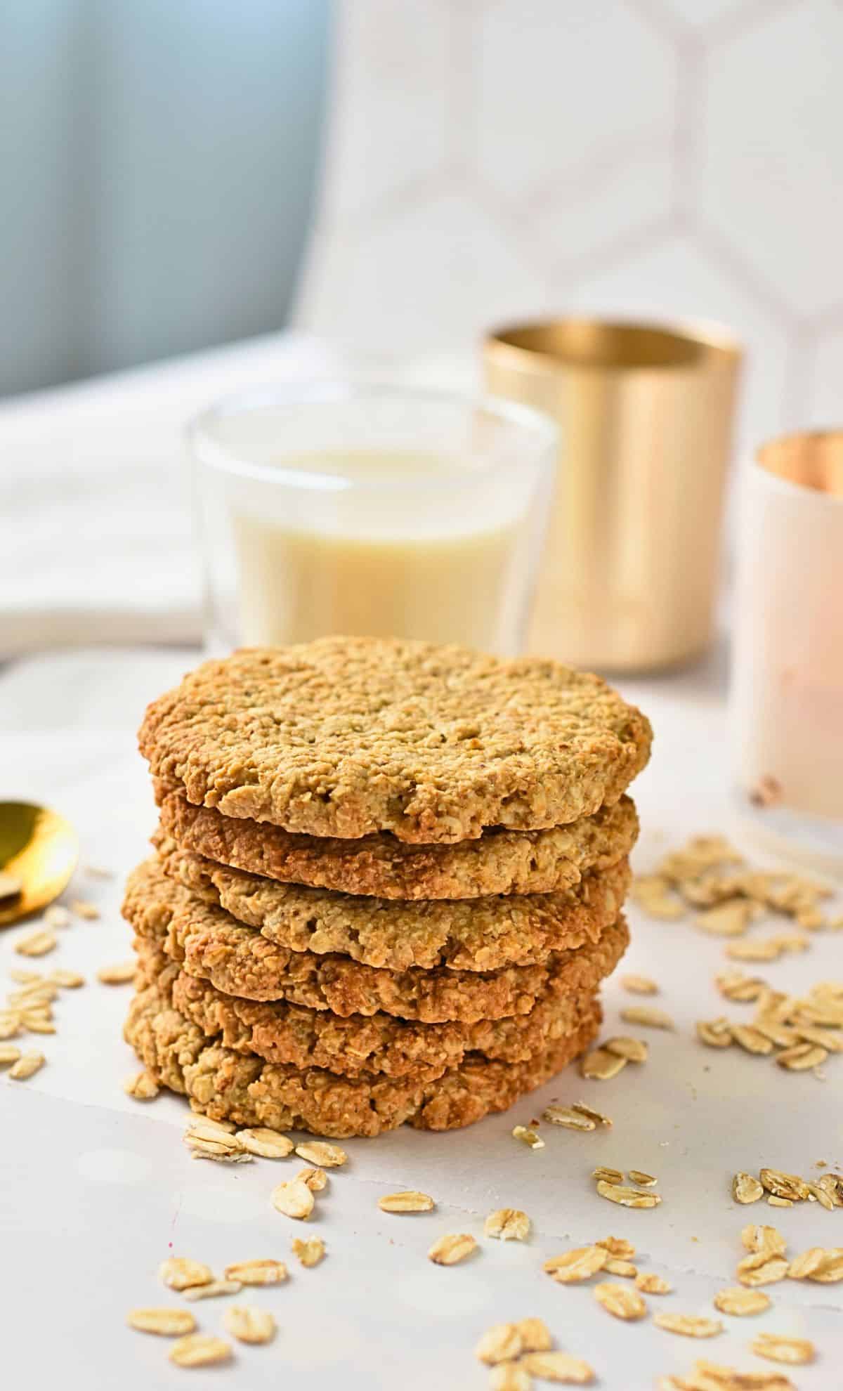 Crispy Oatmeal Cookies