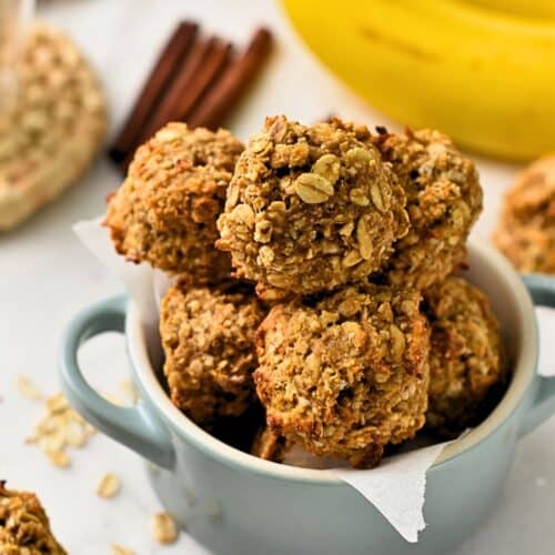 Healthy Banana Cookies (3 Ingredients, No Added Sugar)