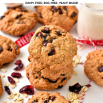 Healthy Oatmeal Cranberry Cookies