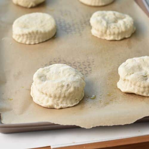 2-Ingredient Biscuits ready to bake.